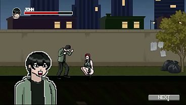 hentai game Xvir . Hot red haired lady having sex with her hero