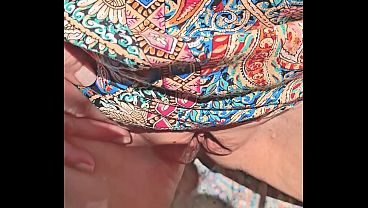 Maturemons, horny mature gaping in the garden.