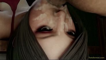 Ada Wong tragándose la polla de Leon Kennedy