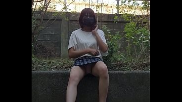Shemale Ting Xuan Outdoor peeing Compilation