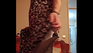 Wearing tights for the first time with a new dress