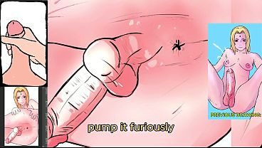Tsunade Futanari Teasing Cock and Ass Close Up - Follow My JOI and Cum Hard in Exactly 10 Minutes