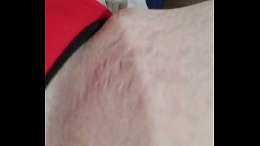Playing with a cum condom and shoving it up my ass