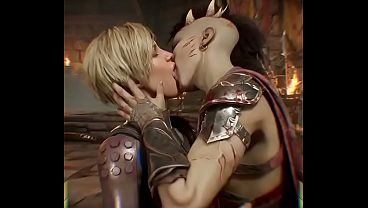 Cassie Cage x Sheeva lesbian (Mortal Kombat 11/ AI generated)