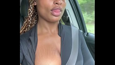 Driving around with Rhae Woods